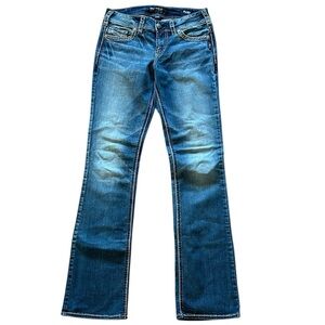 Silver Suki Mid Slim Boot Jeans